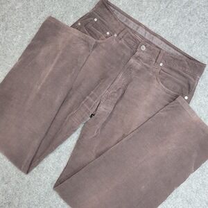 Ermenegildo Zegna Brown Corduroy Pants